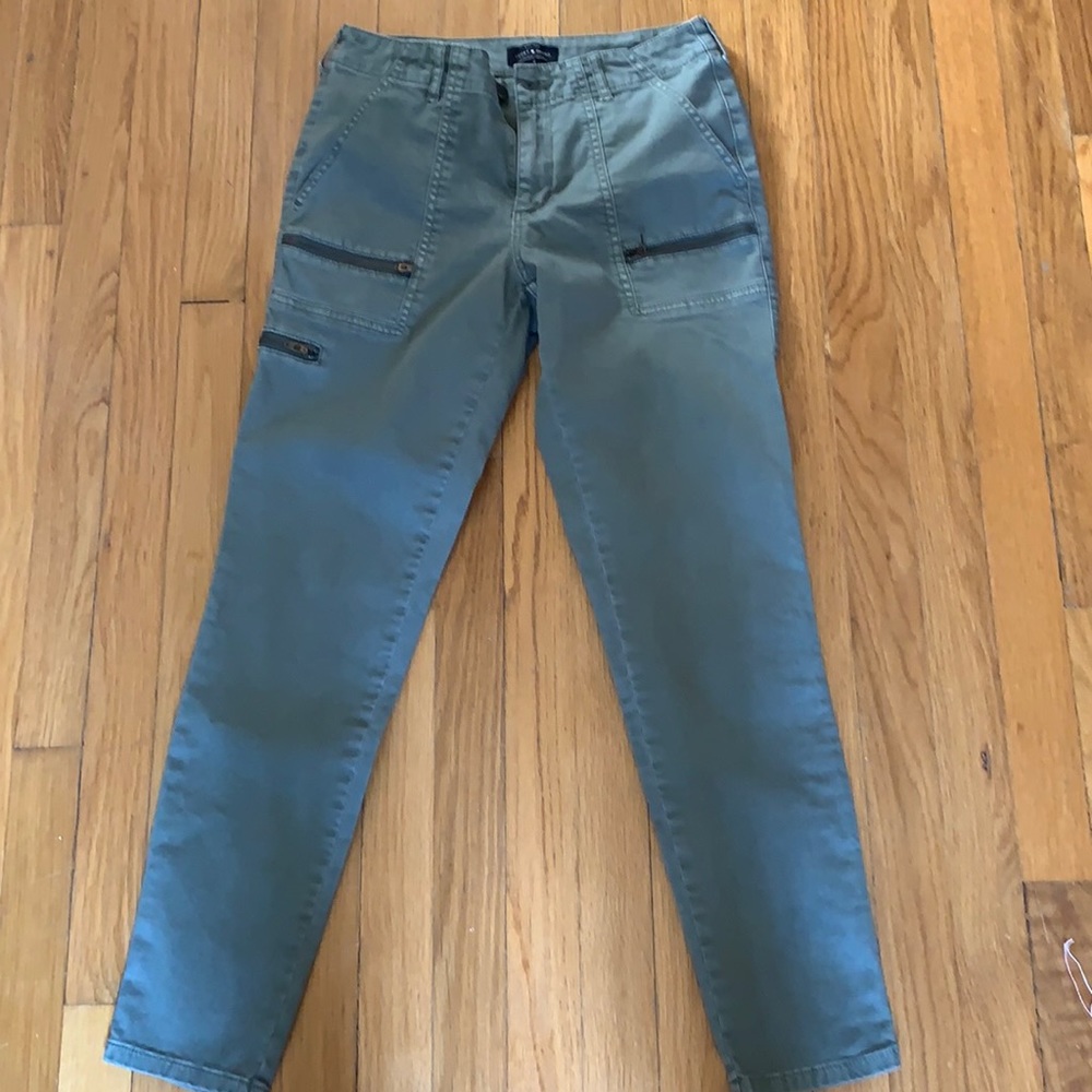 Lucky Brand army green cargo jeans